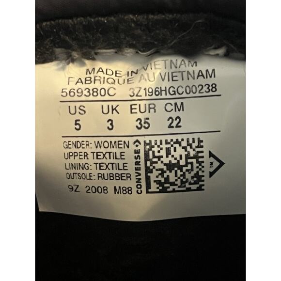 Converse Chuck Taylor All Star MC Boots •Women 5• Cold Winter White Snow 569380C - Picture 10 of 11